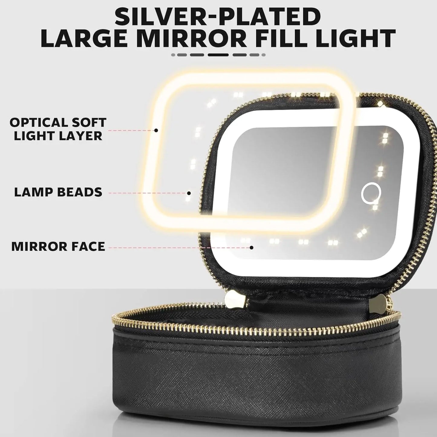 GlowVanity Co™️ Vanity Mirror Bag